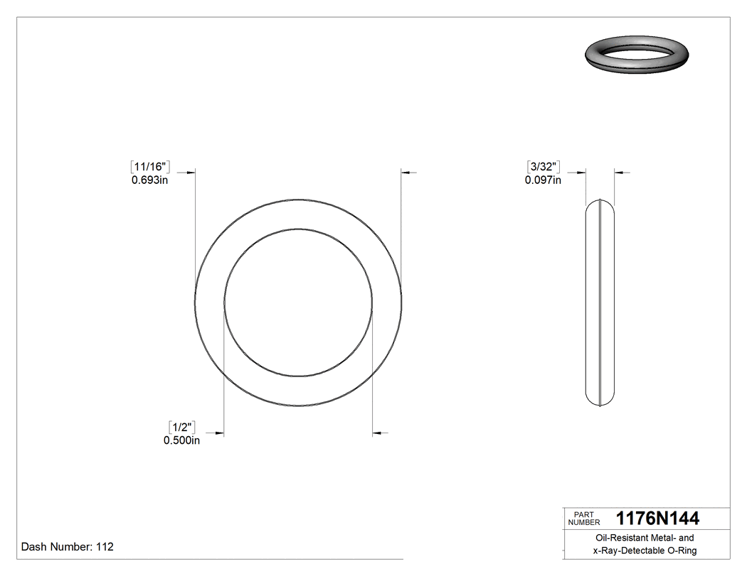 Technical drawing - 1176N144